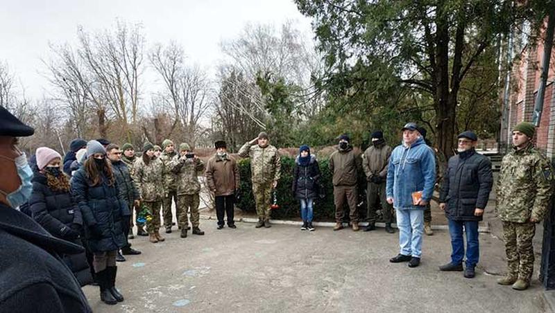 У Новій Каховці відкрили меморіальну дошку Герою АТО